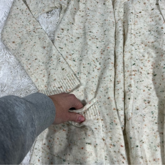 Margeaux & Ellie Speckled Rainbow Open Front Cardigan Size Medium - Picture 3 of 11